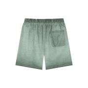 Vintage Gradient Wash Loose Fit Cotton Casual Shorts