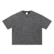 Heavyweight Cotton Vintage Washed Boxy Fit Short Sleeve Tee