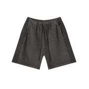 Heavyweight Cotton Washed Drawstring Loose Straight-Leg Streetwear Shorts