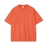 Vintage Oversized Wash Cotton Crew Neck T-Shirt