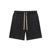 Vintage Gradient Wash Loose Fit Cotton Casual Shorts