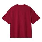Cotton Breathable Split Hem Crew Neck Casual Short Sleeve Tee