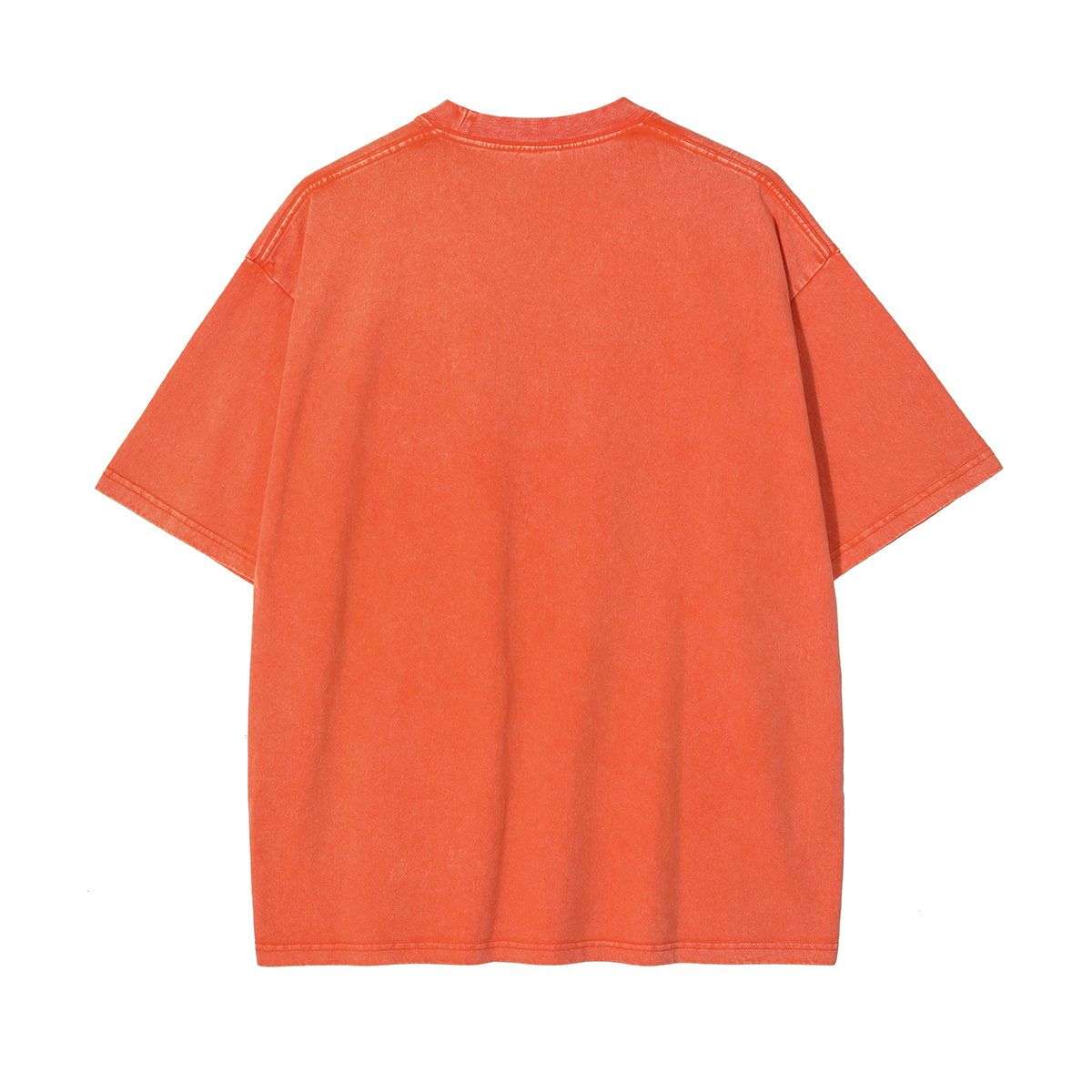 Vintage Snow Washed Oversized Cotton Crew Neck T-Shirt
