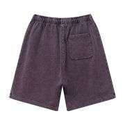 Men’s Vintage Washed Side Stripe Loose Casual Sports Shorts