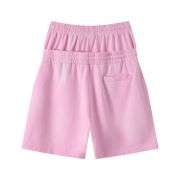 Vintage Washed Double Waistband High-Waisted Loose Casual Shorts