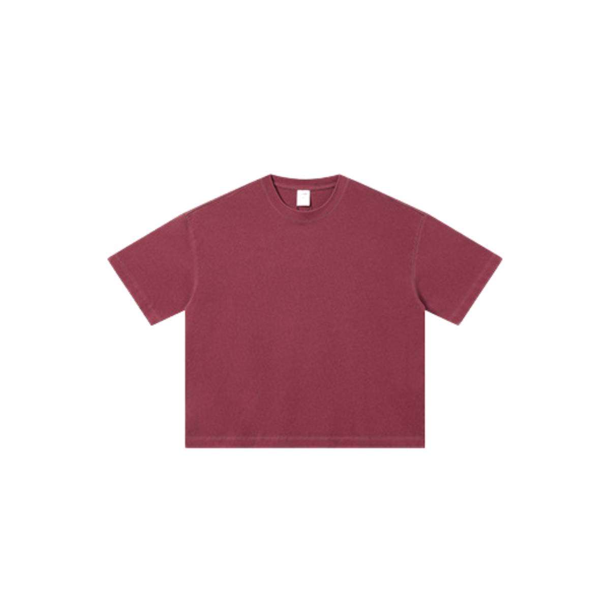Heavyweight Cotton Vintage Washed Boxy Fit Short Sleeve Tee