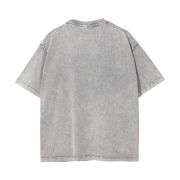 Vintage Snow Washed Oversized Cotton Crew Neck T-Shirt