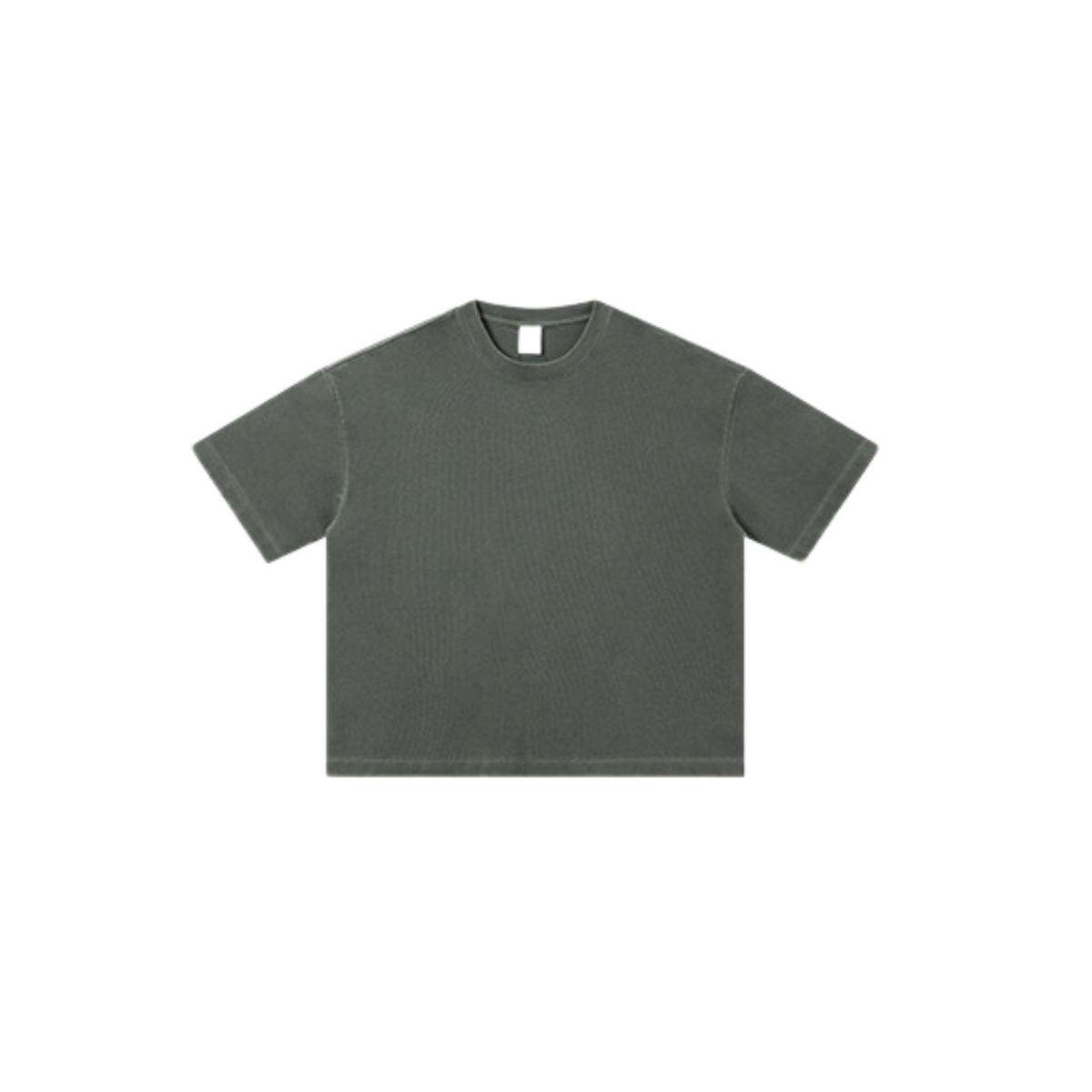 Heavyweight Cotton Vintage Washed Boxy Fit Short Sleeve Tee