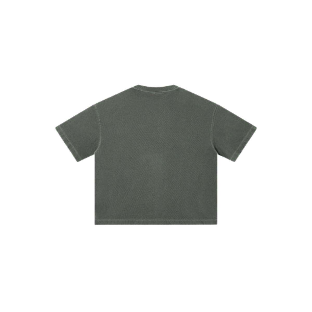 Heavyweight Cotton Vintage Washed Boxy Fit Short Sleeve Tee