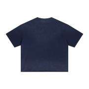 Monkey Wash Gradient Boxy Raw Hem Short Sleeve Tee