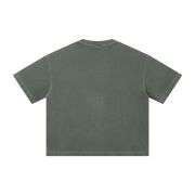 Heavyweight Cotton Vintage Washed Boxy Fit Short Sleeve Tee