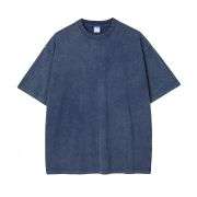Vintage Oversized Wash Cotton Crew Neck T-Shirt