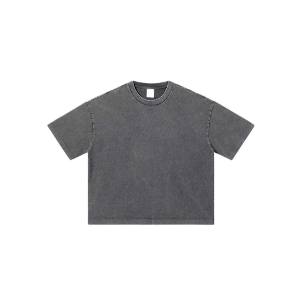 Heavyweight Cotton Vintage Washed Boxy Fit Short Sleeve Tee