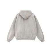 Vintage washed pullover hoodie with oversized streetwear fit