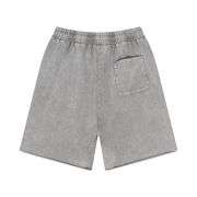 Vintage Washed Wax-Dyed Ripped Raw Edge Loose Streetwear Shorts
