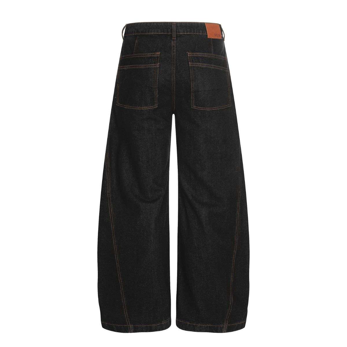 Vintage High Street Deconstructed Raw Saber Jeans