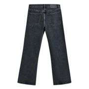 Vintage Streetwear Grey Washed Flared Jeans