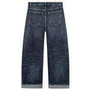 Vintage High Street Cuffed Baggy Jeans