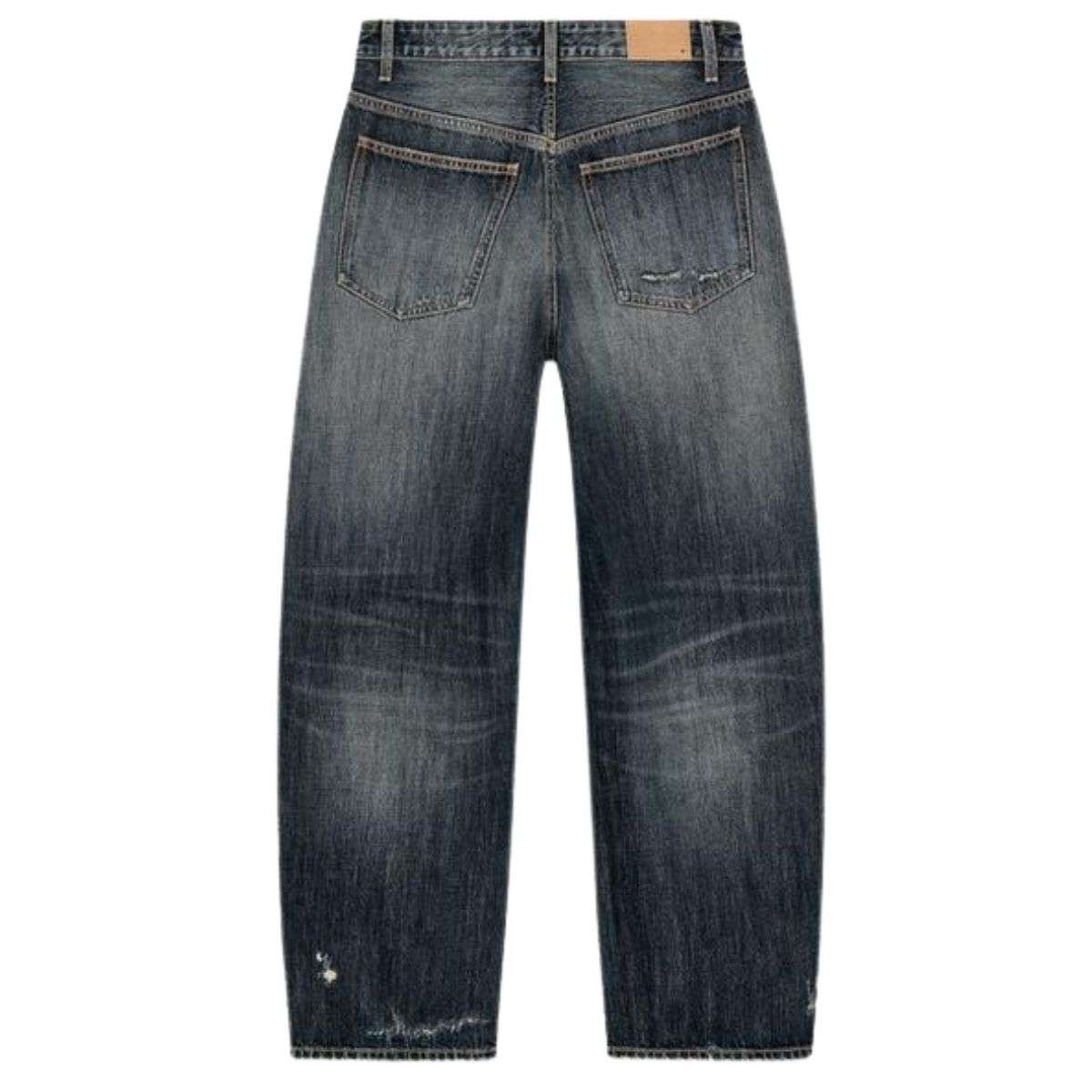 Vintage Streetwear Twisted Seam Balloon Jeans
