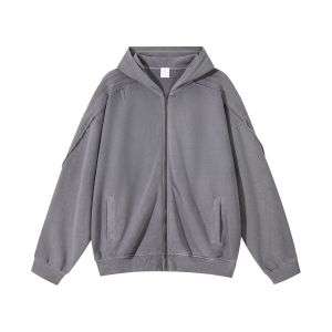Light grey oversized hoodie