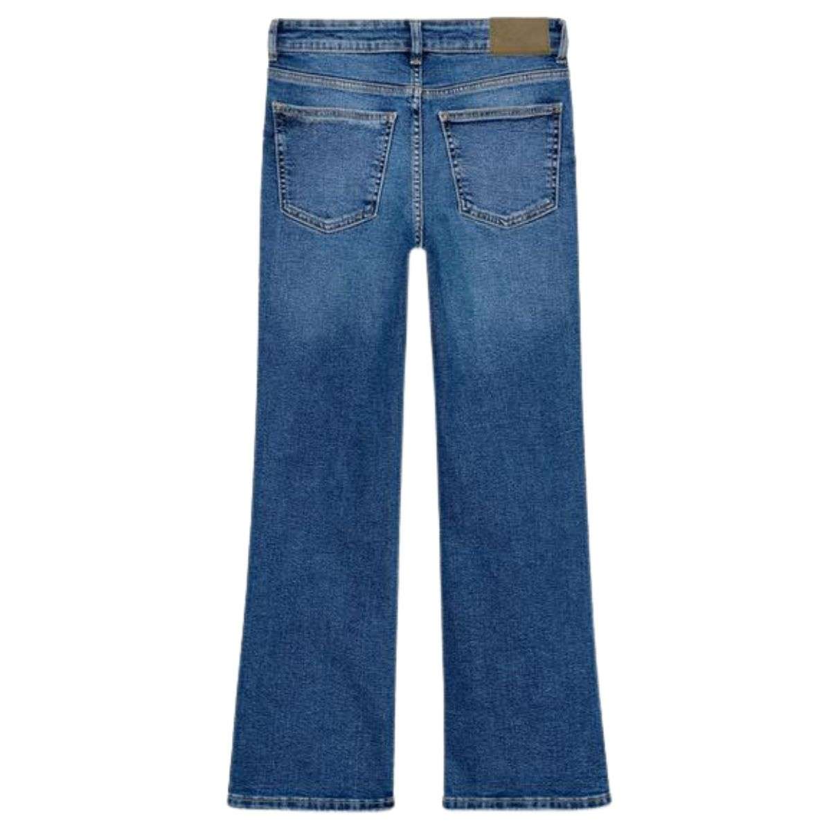 Vintage Streetwear High Waist Kick Flare Jeans