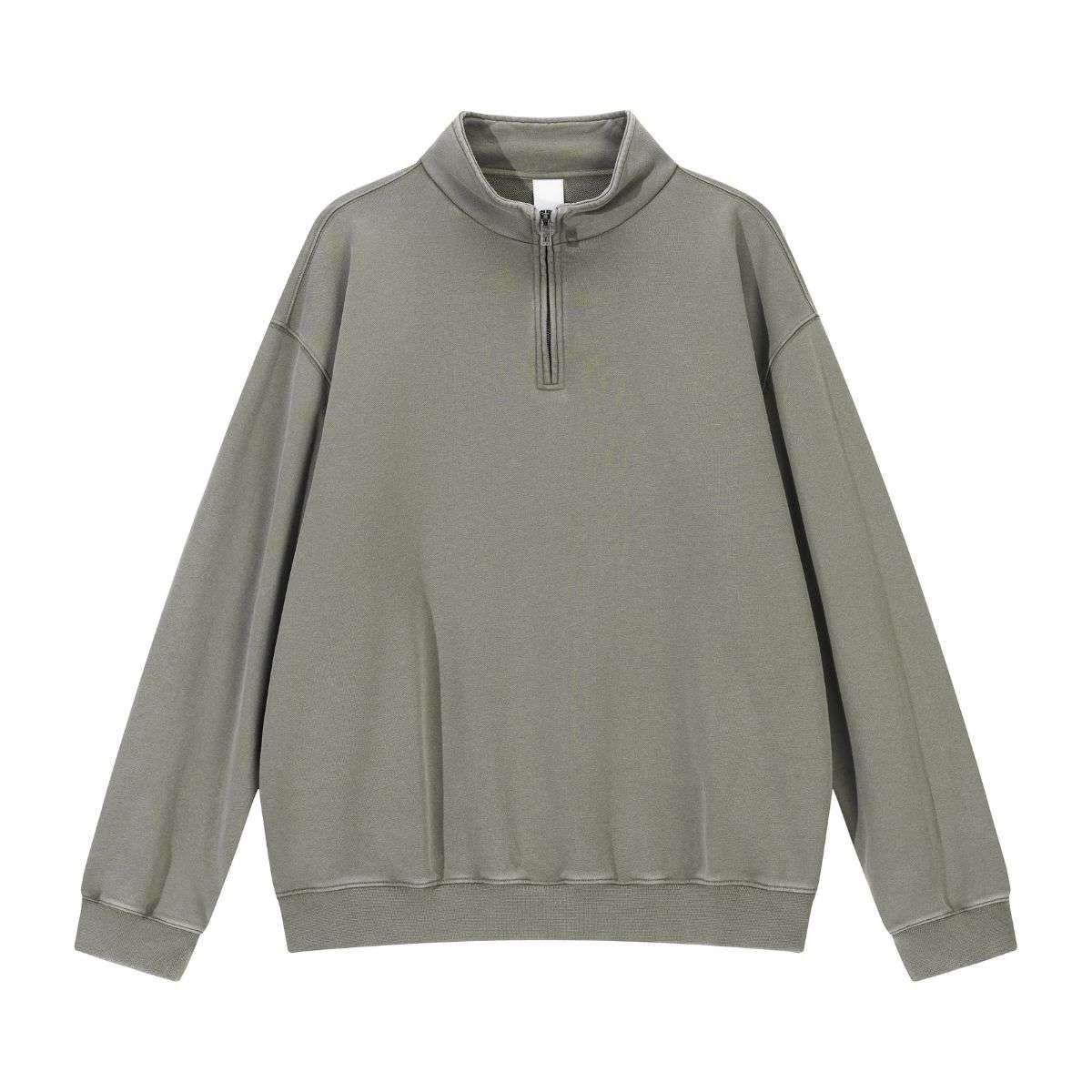 Sage green mock neck sweatshirt