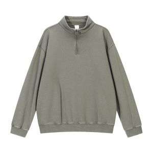 Olive green streetwear sweatshirt