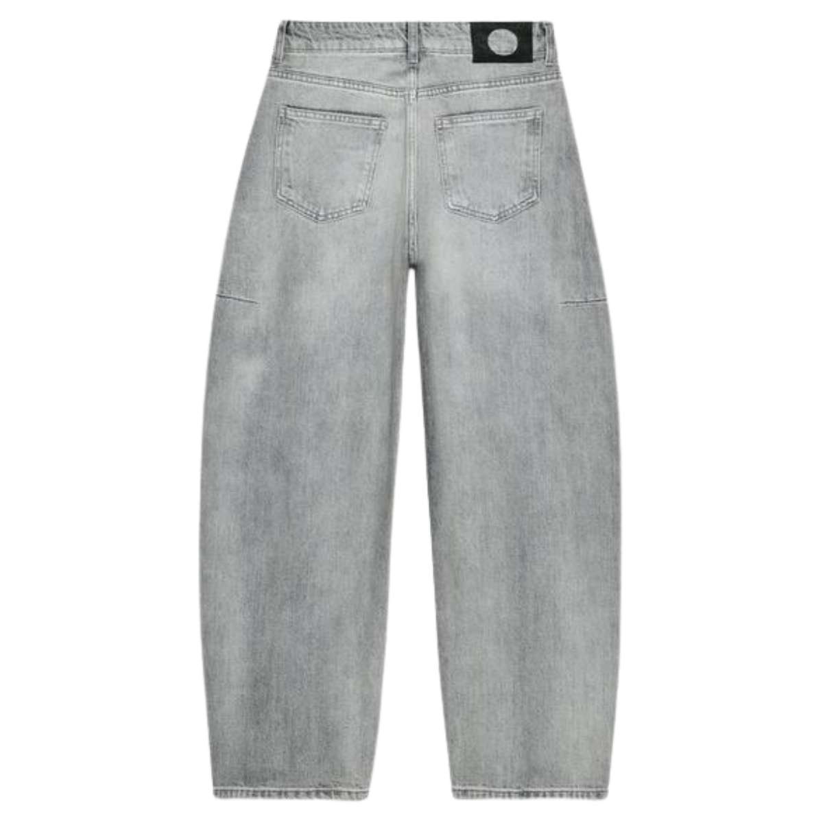 Vintage Streetwear Cropped Balloon Jeans