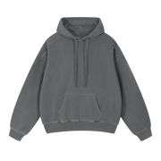 Dark grey raw edge sweatshirt