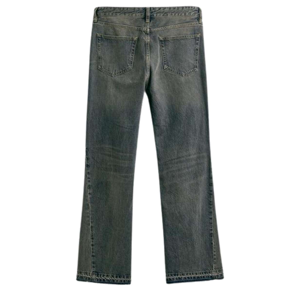 Vintage Streetwear Raw Hem Bootcut Jeans