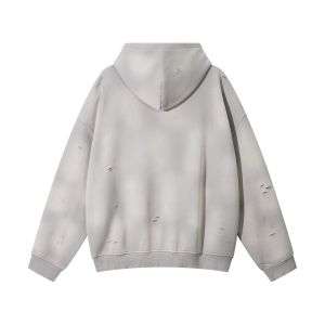 Light grey washed hoodie