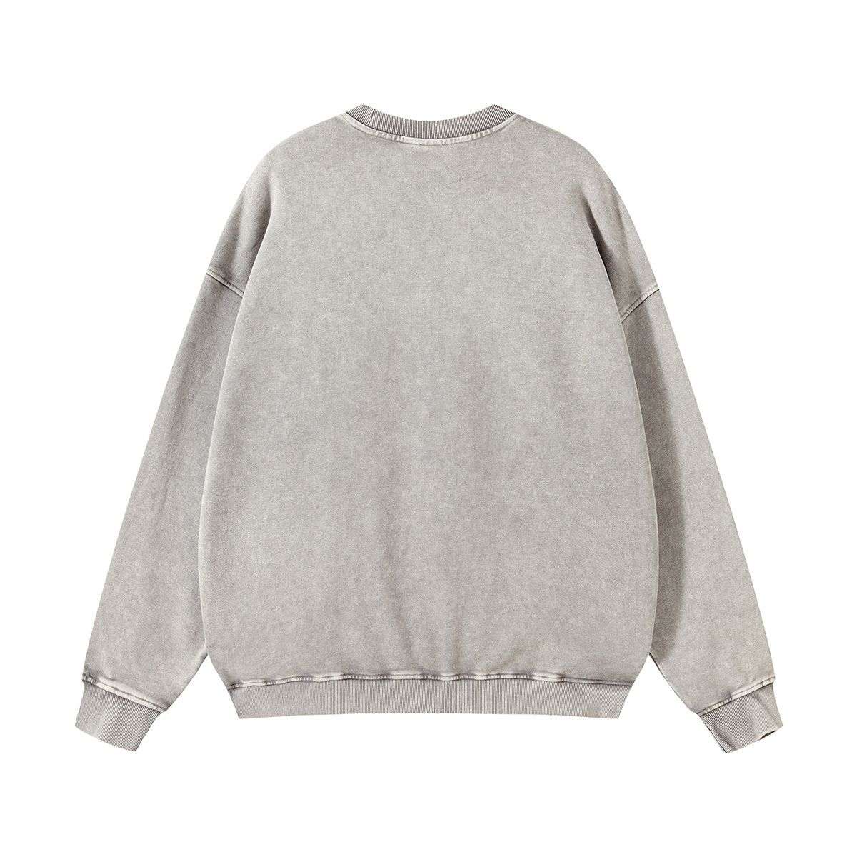 Heather grey casual sweatshirt