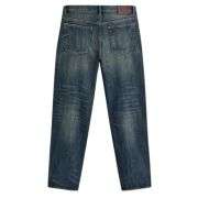 Vintage Streetwear Mid-Rise Relaxed Straight Jeans