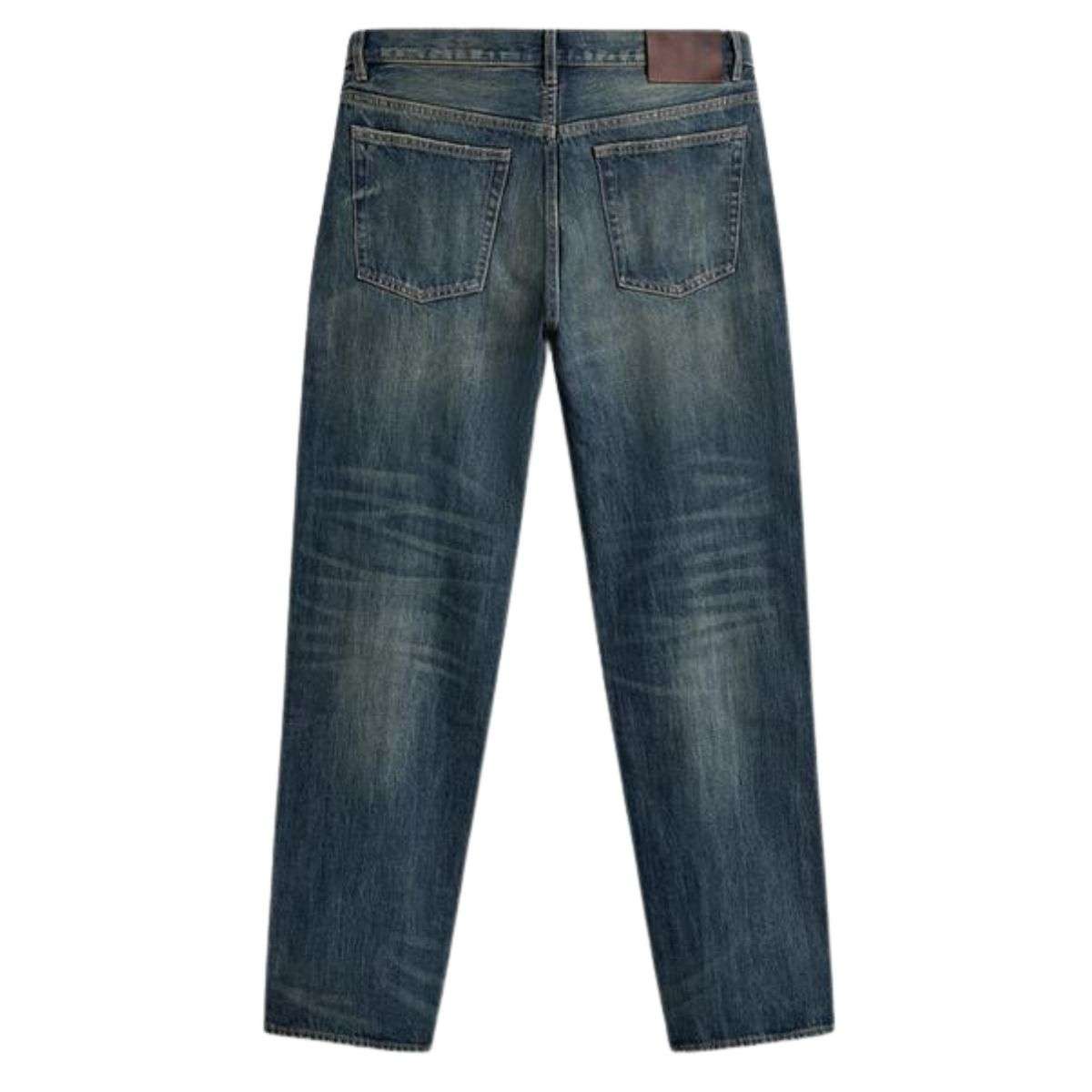 Vintage Streetwear Mid-Rise Relaxed Straight Jeans