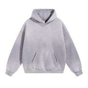 Grey paint splatter streetwear hoodie