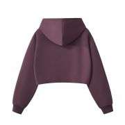 Purple athleisure zip hoodie