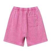 Men’s Vintage Washed Side Stripe Loose Casual Sports Shorts