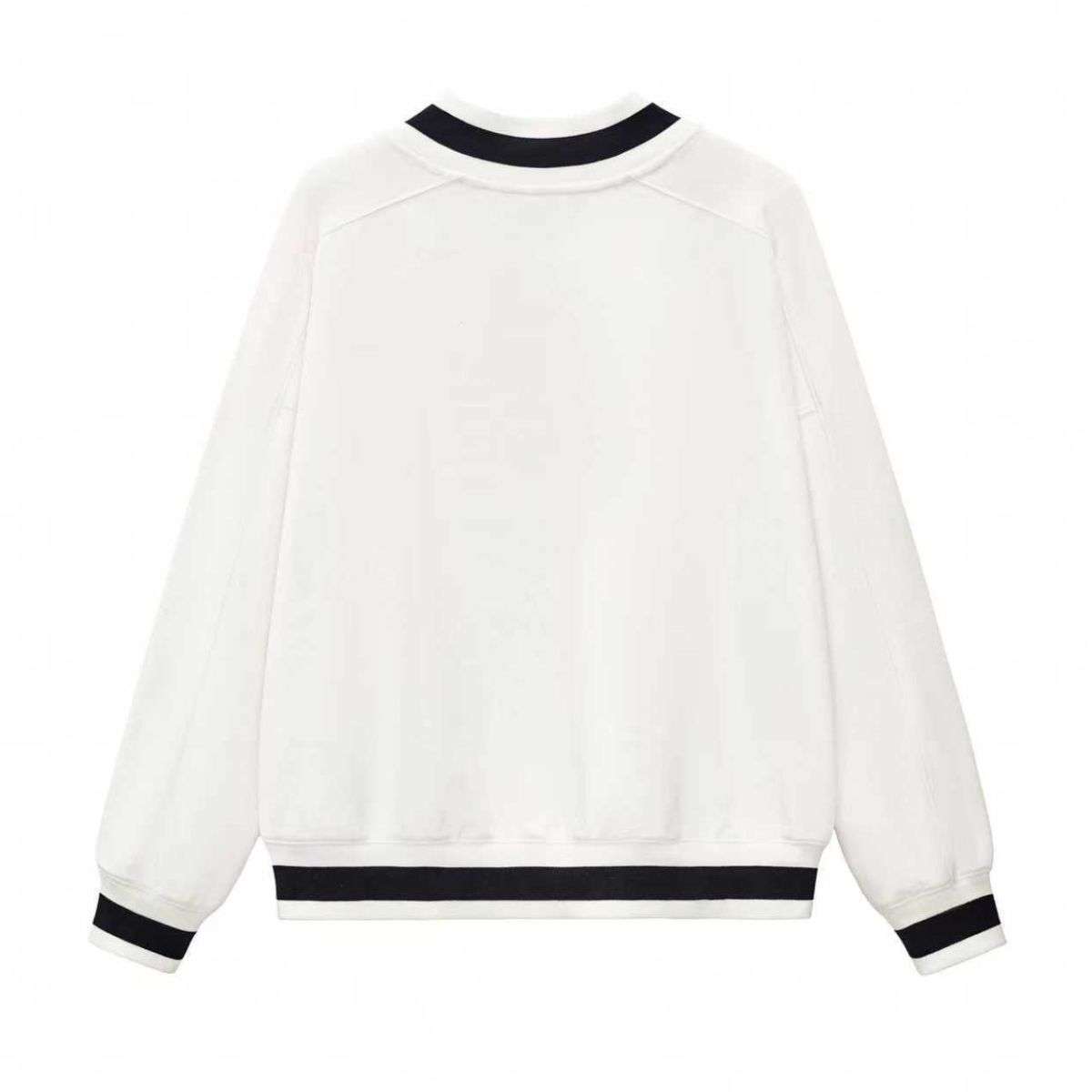 White British college sweatshirt