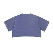 Vintage Washed Cropped Short Sleeve Cotton T-Shirt