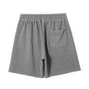 Vintage Washed Distressed Ripped Elastic Waist Casual Shorts