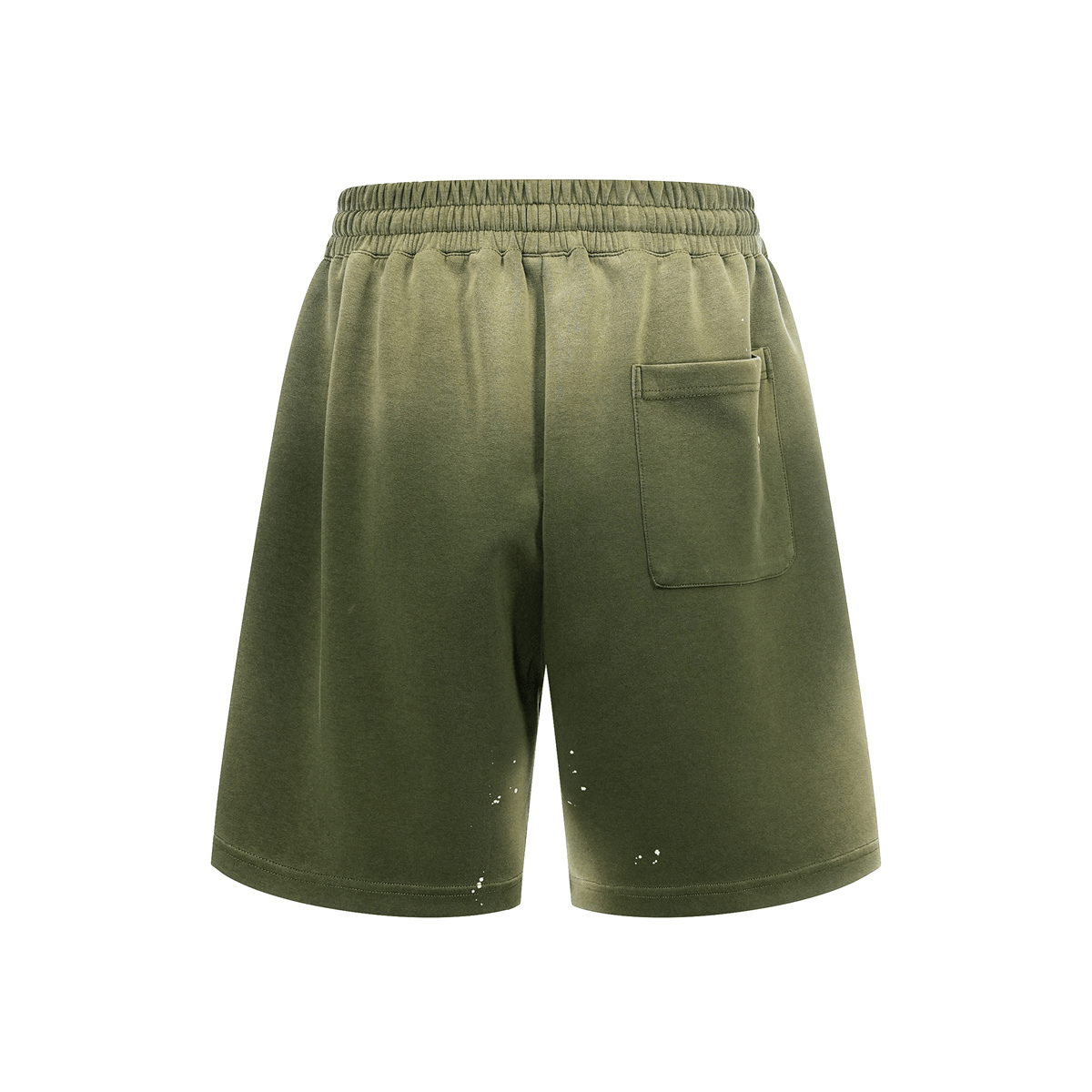 Soft Cotton Loose Fit Spray-Painted Gradient Casual Streetwear Shorts