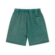 Vintage Washed Cotton Loose Fit Elastic Waist Casual Shorts