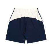 Quick-Dry Color Block Paneled Loose Fit Casual Shorts