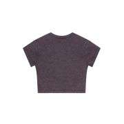 High-Stretch Slim-Fit Crew Neck Crop Tee