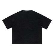 Retro Washed Studded Crew Neck Boxy Tee