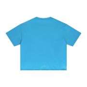 Monkey Wash Gradient Boxy Raw Hem Short Sleeve Tee