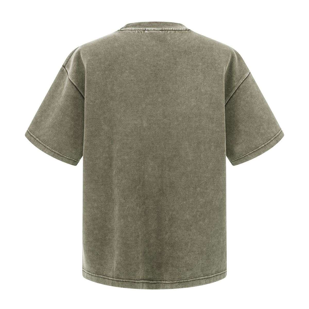 Vintage Snow Washed Cotton Short Sleeve Tee