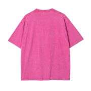 Vintage Snow Washed Oversized Cotton Crew Neck T-Shirt
