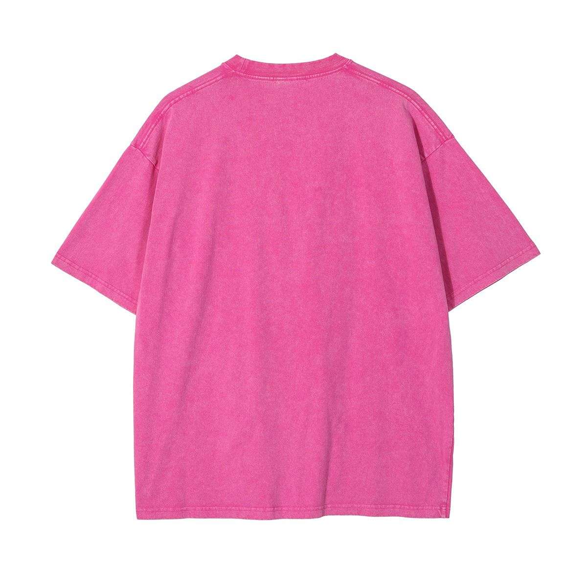 Vintage Snow Washed Oversized Cotton Crew Neck T-Shirt