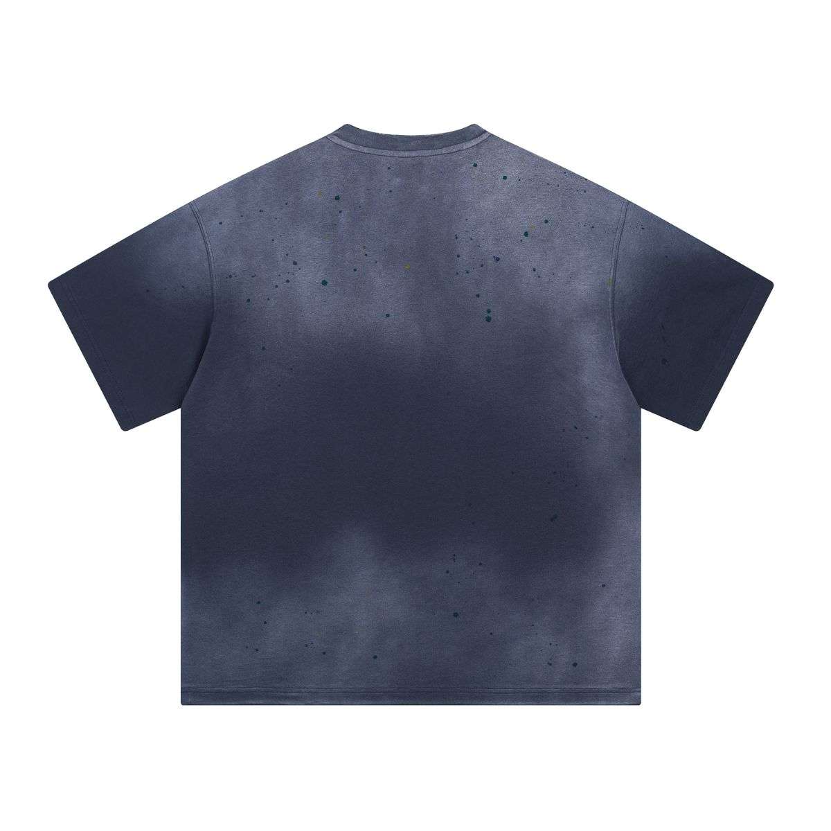 Vintage Washed Cotton Crew Neck Oversized T-Shirt